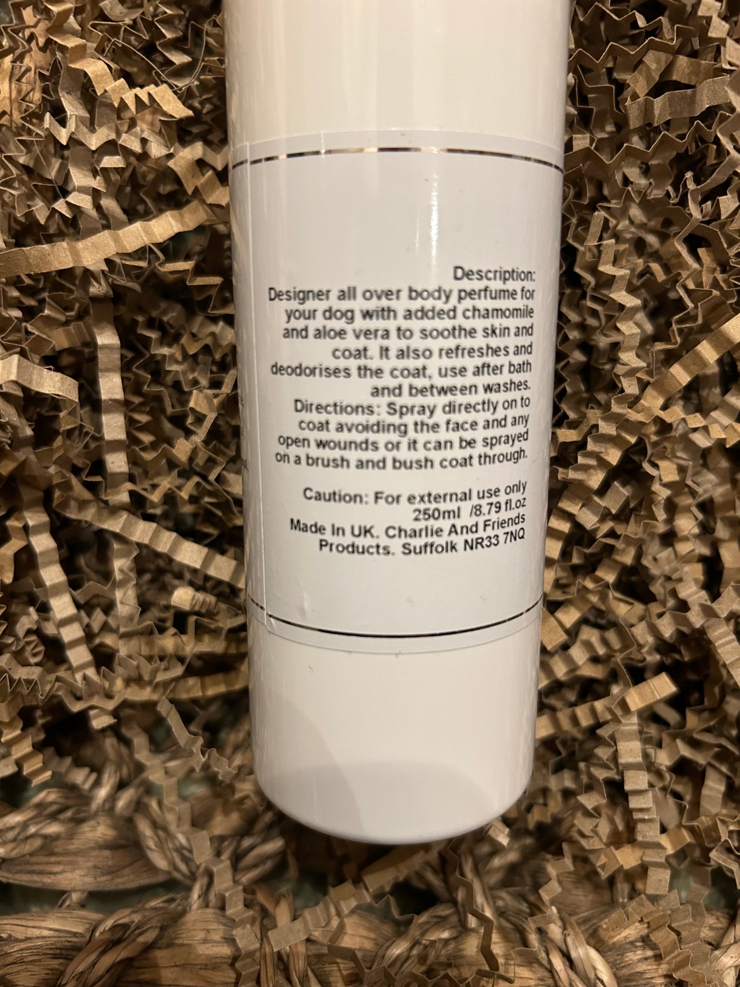 Charlie & Friends 'Sauvage' Luxury dog perfume spray 250ml