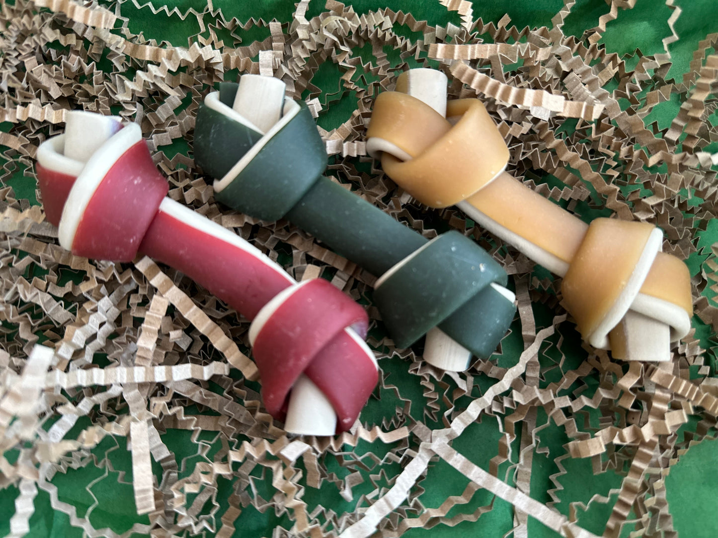 Veggie Knotted Bone x 1 - Three Flavours