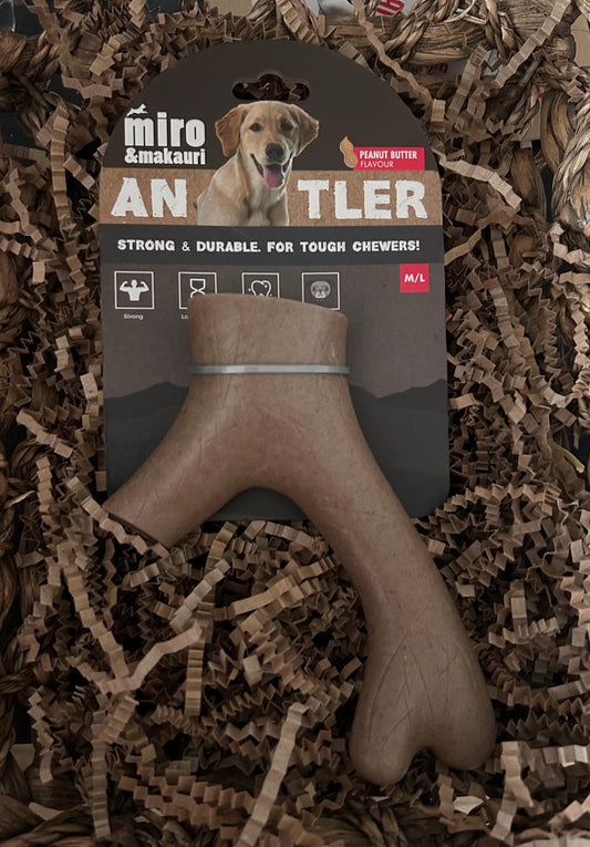 Peanut Butter Antler (Medium to Large dogs) - Strong and Durable
