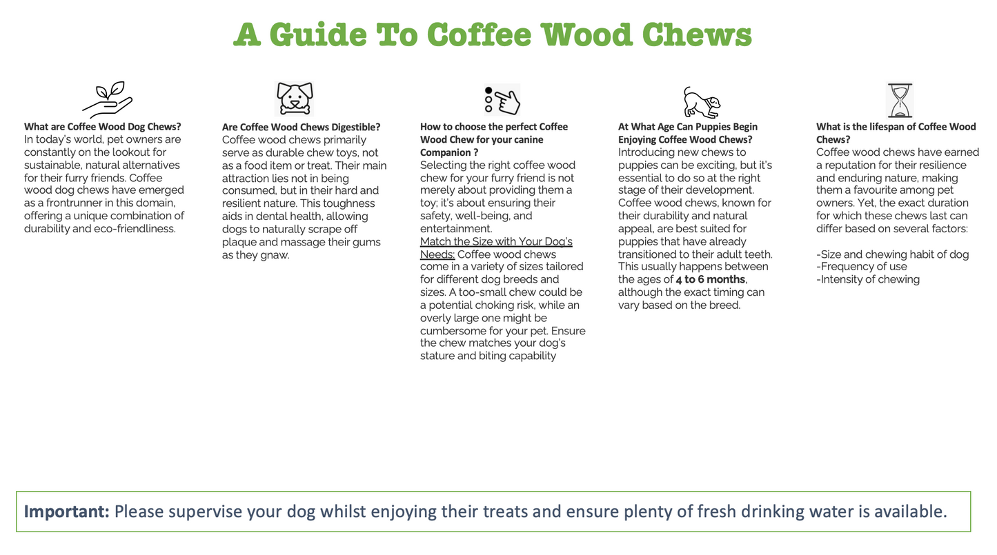 Coffee Wood Chew - Small